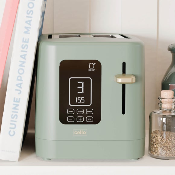 Cello Digital 2 Slice Toaster