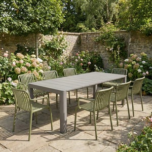 Modura Henrik Rectangular Dining Table With 8 Alma Armchairs