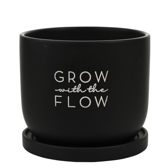 Country Living Ceramic Grow With The Flow Plant Pot