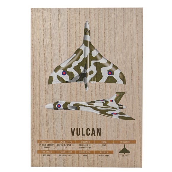 Military Heritage RAF Vulcan Wall Plaque
