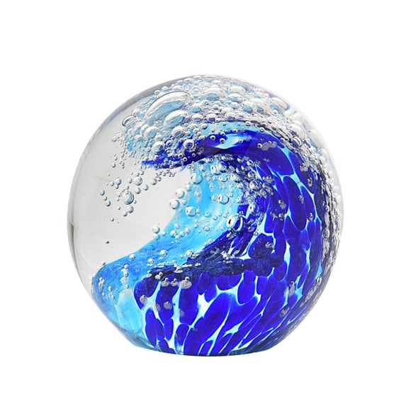 Objets Dart Glass Ocean Wave Ornament