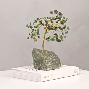 Serenity Luck Green Adventurine Gemstone Tree