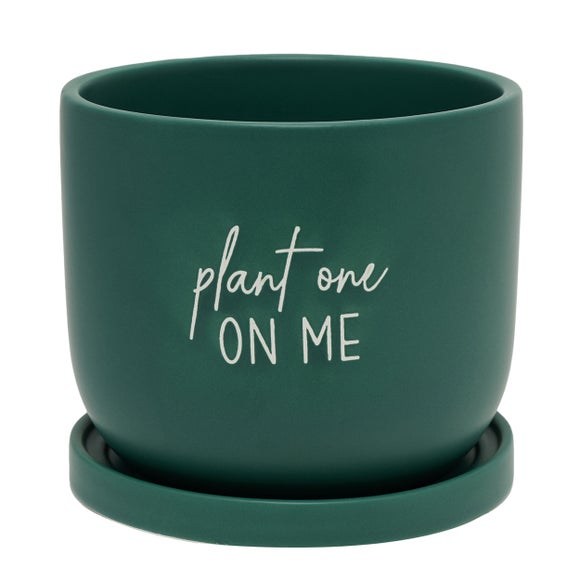 Country Living Ceramic Plant One On Me Plant Pot