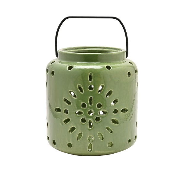 Country Living Ceramic Lantern