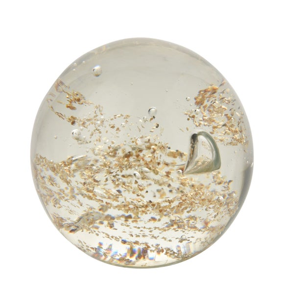 Objets Dart Glass Gold Flecked Ornament