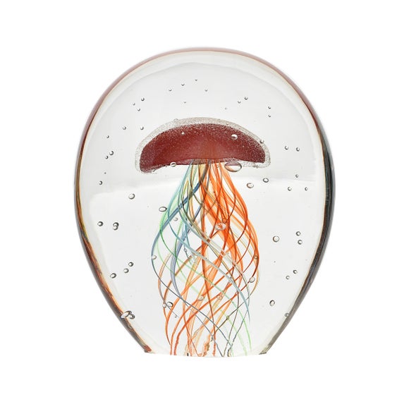 Objets Dart Multicoloured Glass Jellyfish Ornament