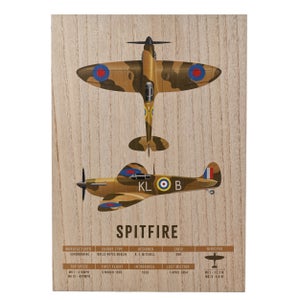 Military Heritage Raf Spitfire Wall Plaque