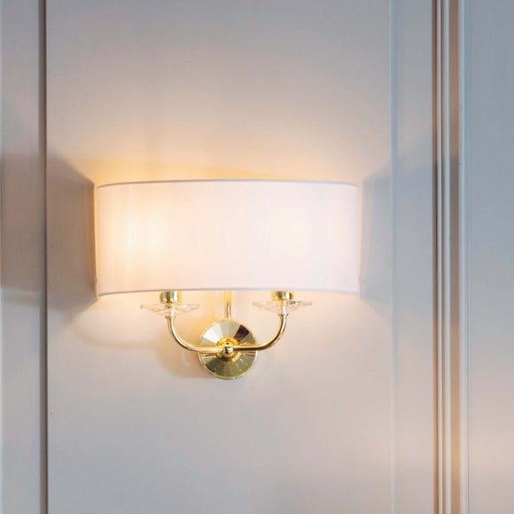 Return Vogue Katarina Crystal 2 Light Wall Light