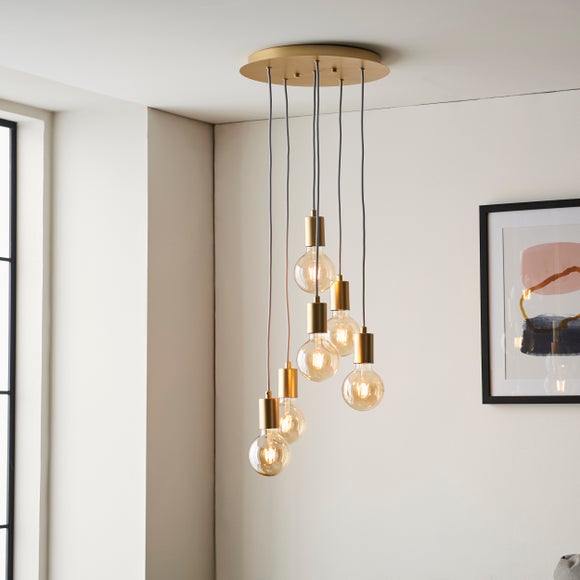 Return Vogue Ryker 6 Light Cluster Ceiling Light