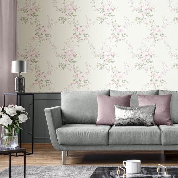 View Catherine Lansfield Canterbury Floral Wallpaper View Catherine Lansfield Canterbury Floral Wallpaper