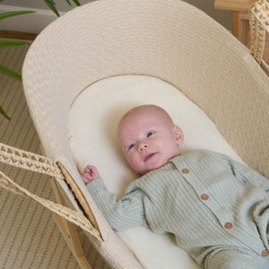 Clair De Lune Set Of 2 Organic Moses Basket Sheets