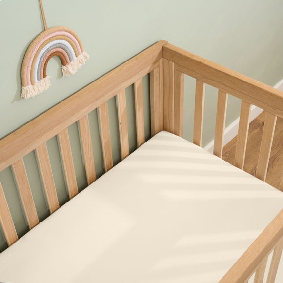 Clair De Lune Set Of 2 Cream Cot Bed Sheets
