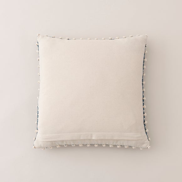 Jersey Bobble Square Cushion Pacific Blue undefined