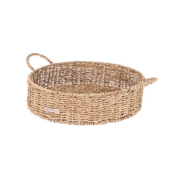 Click to view product details and reviews for Artisan Street Round Seagrass Tray With Handles. Click to view product details and reviews for Artisan Street Round Seagrass Tray With Handles.
