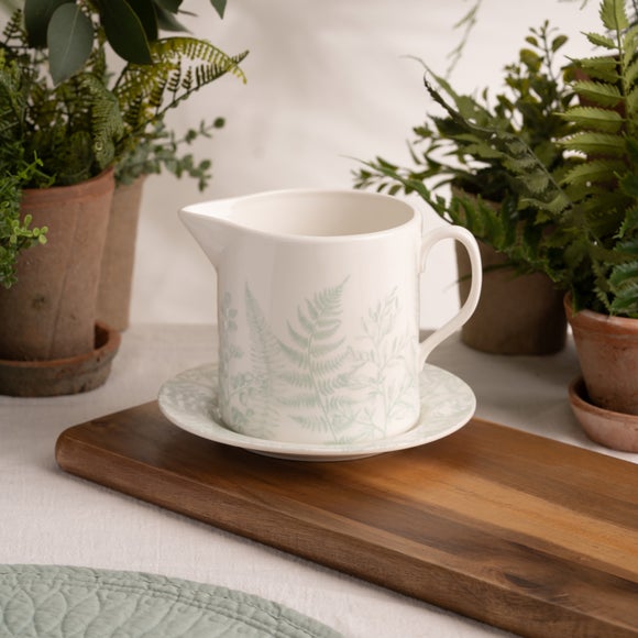 Click to view product details and reviews for Mary Berry Signature Botanical Gravy Boat And Saucer.