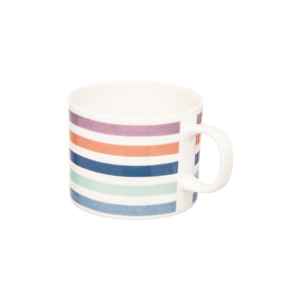 View Siip Set Of 4 Short Coastal Stripe Mugs View Siip Set Of 4 Short Coastal Stripe Mugs