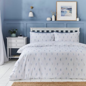 Harper Stem Floral 144 Thread Count 100 Cotton Duvet Cover & Pillowcase Set