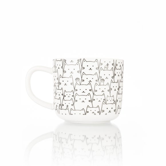 SIIP Set of 4 Spot the Cat Mugs