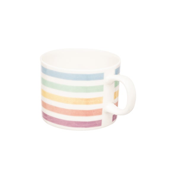View Siip Set Of 4 Short Spring Stripe Mugs View Siip Set Of 4 Short Spring Stripe Mugs