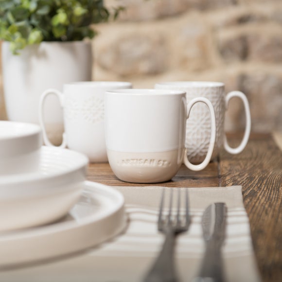 Click to view product details and reviews for Artisan Street Set Of 4 Breakfast Mugs.