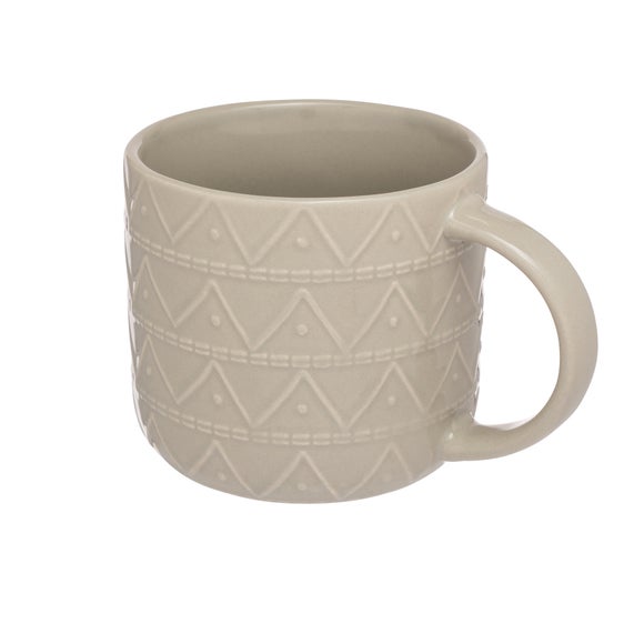 View Siip Set Of 4 Embossed Triangles Mugs View Siip Set Of 4 Embossed Triangles Mugs