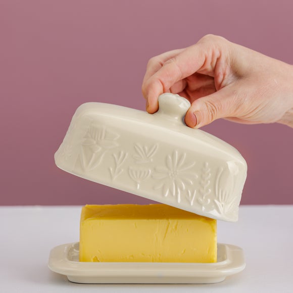 View In The Meadow Butter Dish