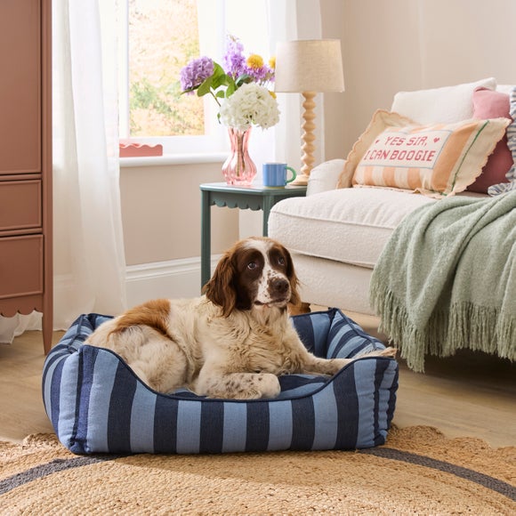 Beatrice Stripe Box Pet Bed