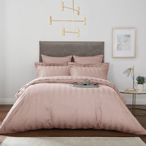 Hotel Stripe 230 Thread Count 100 Cotton Duvet Cover