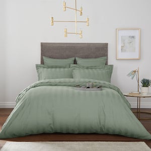 Hotel Stripe 230 Thread Count 100 Cotton Duvet Cover