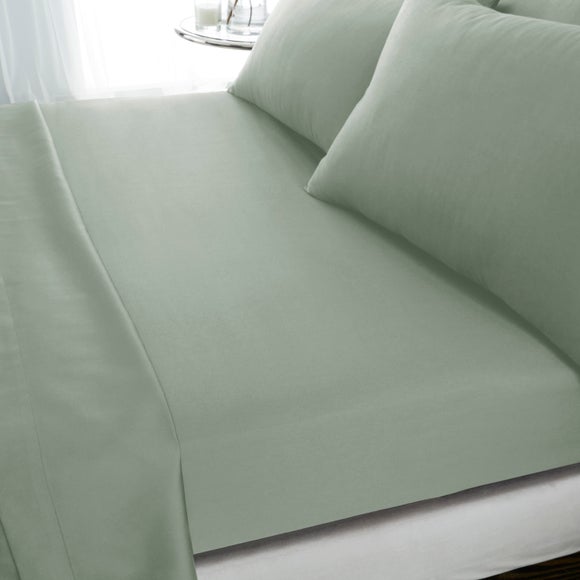 Hotel 230 Thread Count 100 Cotton Sateen Fitted Sheet