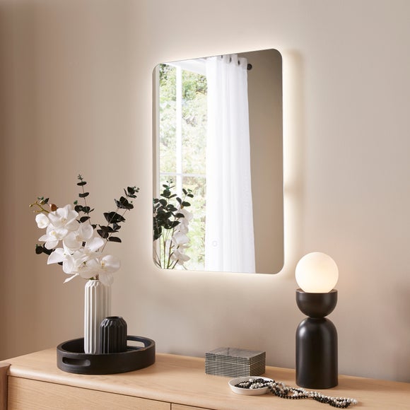 View Plug In Rectangle Light Up Wall Mirror View Plug In Rectangle Light Up Wall Mirror