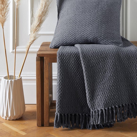 Hayden Woven Cotton Throw Blanket