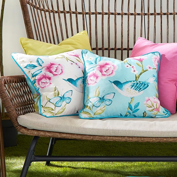 Click to view product details and reviews for Amelle Outdoor Cotton Square Filled Cushion.