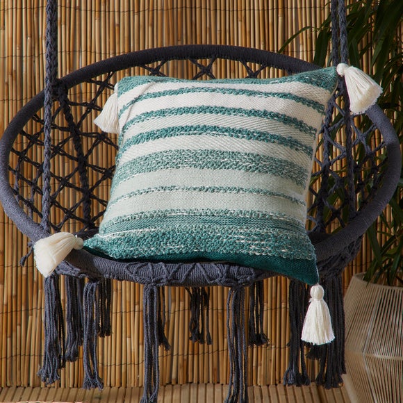 Click to view product details and reviews for Grayson Outdoor Striped Square Filled Cushion.
