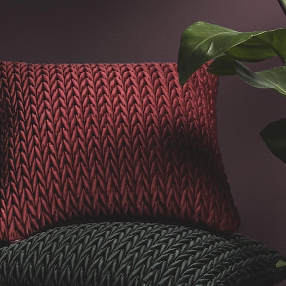 Click to view product details and reviews for Laurence Llewelyn Bowen Amory Textured Filled Square Cushion.