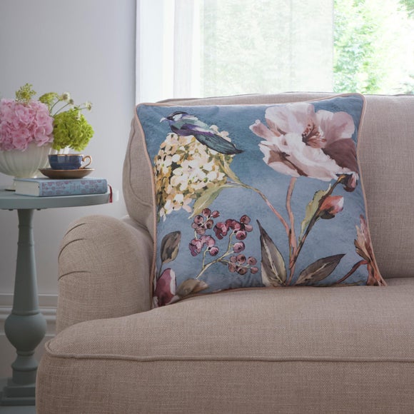 Click to view product details and reviews for Portia Floral Square Filled Cushion.
