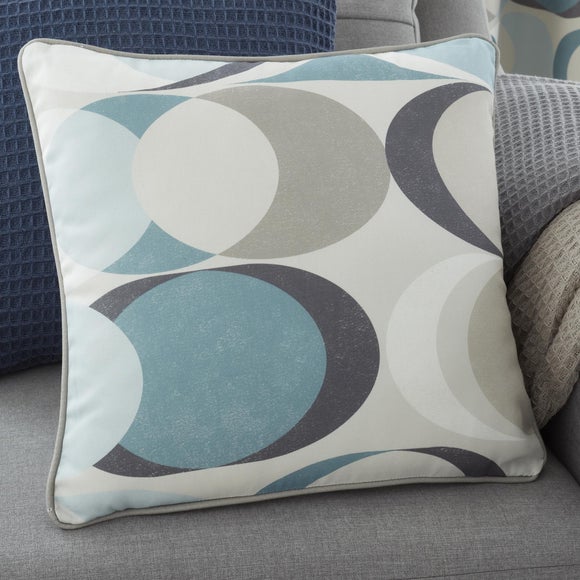 Click to view product details and reviews for Sander Geometric Cotton Square Filled Cushion.