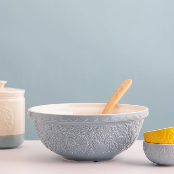 Click to view product details and reviews for Mason Cash Home To Roost Blue Mixing Bowl.