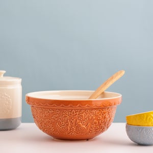 Mason Cash Home To Roost Orange Mixing Bowl