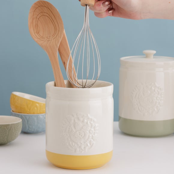 Click to view product details and reviews for Mason Cash Home To Roost Utensil Pot.