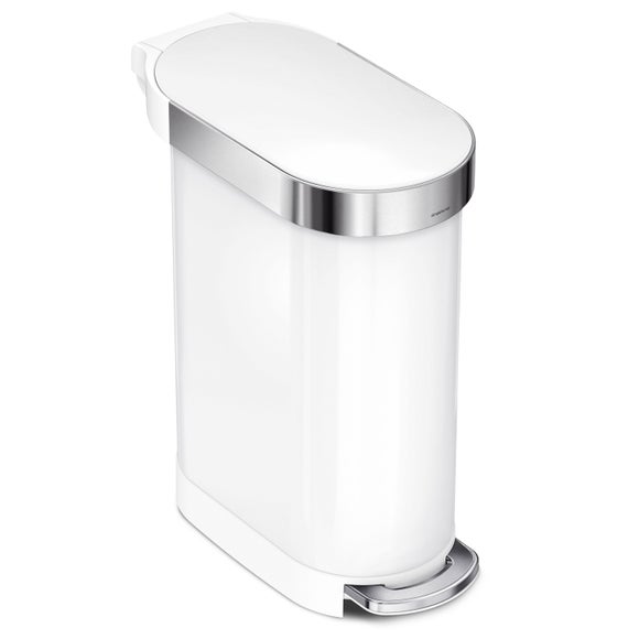 Click to view product details and reviews for Simplehuman 45l Stainless Steel Slim Pedal Bin.