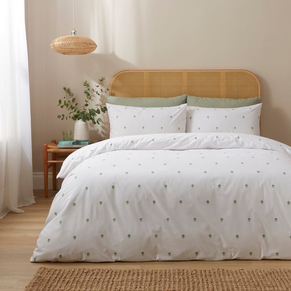 Irah Blockprint Polycotton Duvet Cover & Pillowcase Set