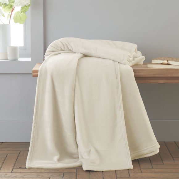Click to view product details and reviews for Catherine Lansfield Raschel Velvet Touch Throw Blanket 200cm X 240cm.