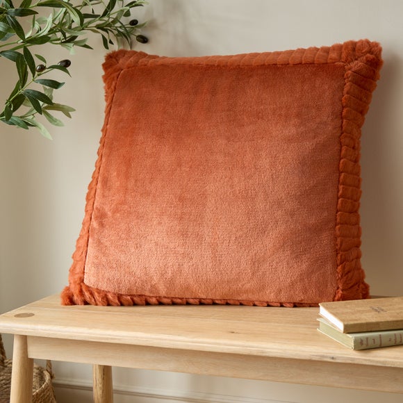 Catherine Lansfield Faux Velvet Cushion