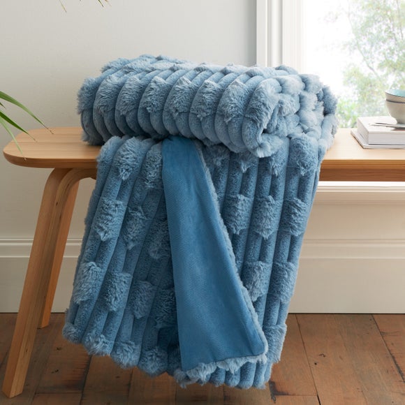View Bianca So Soft Carved Faux Fur Throw Blanket 150cm X 200cm View Bianca So Soft Carved Faux Fur Throw Blanket 150cm X 200cm
