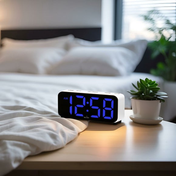 Acctim Jaxon Multicoloured Led Alarm Clock