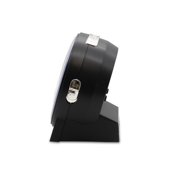 Acctim Micah Non Ticking Analogue Alarm Clock Black