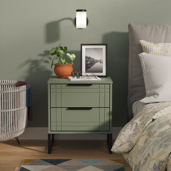 Darlton 2 Drawer Bedside Table