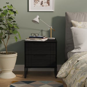 Darlton 2 Drawer Bedside Table