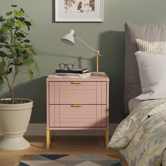 View Darlton 2 Drawer Bedside Table View Darlton 2 Drawer Bedside Table